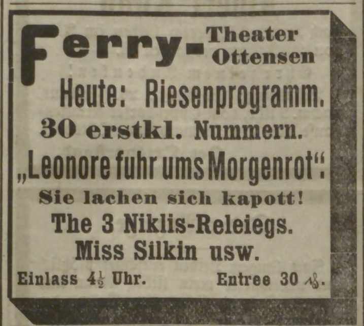 Ferry_Theater_Hamburger Echo_26_2_1911 Ferry_Theater_Hamburger Echo_26_2_1911
